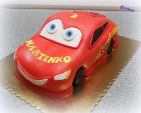 McQueen, torta, Torty autíčka, vláčiky McQueen, torta, Torty autíčka, vláčiky, zana, 1
