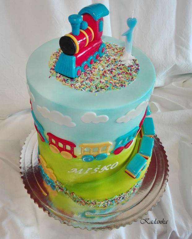 Vláčiky..., torta, Torty autíčka, vláčiky, Kadanka, 4