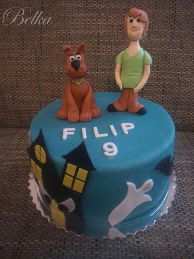 torta scooby doo, torta, Rozprávkové torty, belka, 1