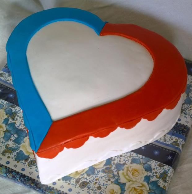Srdiečko na želanie... , torta, Ostané torty pre deti, Mariolka, 3