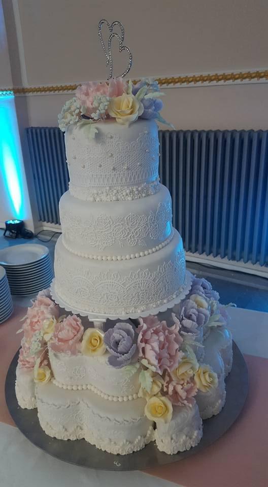 v pastelovom naša svadobná pre syna, torta, Narodeninové torty, Obertová Mária, 1