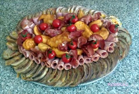 slaná misa, torta, Slané torty, ROMKAJ, 1