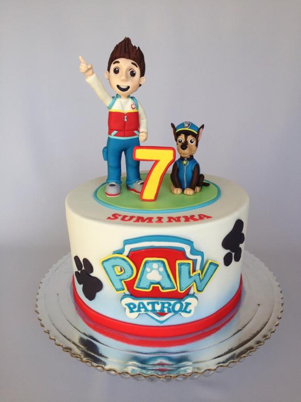 Paw patrol, torta, Rozprávkové torty, Layla A, 1