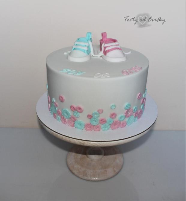 Chlapec či dievča?, torta, Ostané torty pre deti, Torty od Evičky, 1