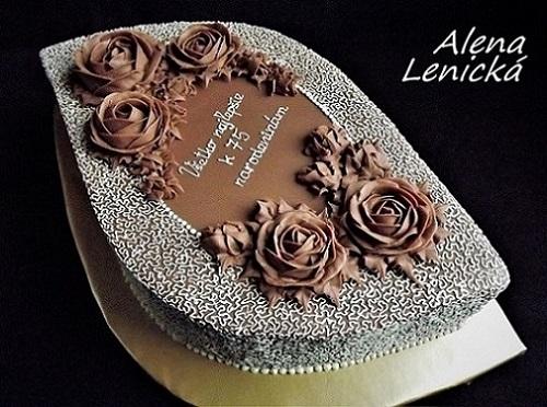Narodeninová, torta, Čokoládové torty, Alena Lenicka, 1