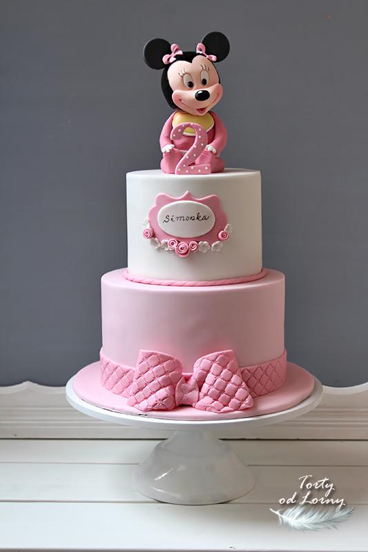 Minnie mouse baby, torta, Rozprávkové torty Minnie mouse baby, torta, Rozprávkové torty, Lorna, 2