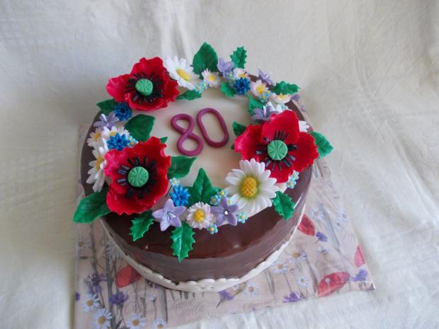 Lúčne kvety, torta, Narodeninové torty, olala, 1