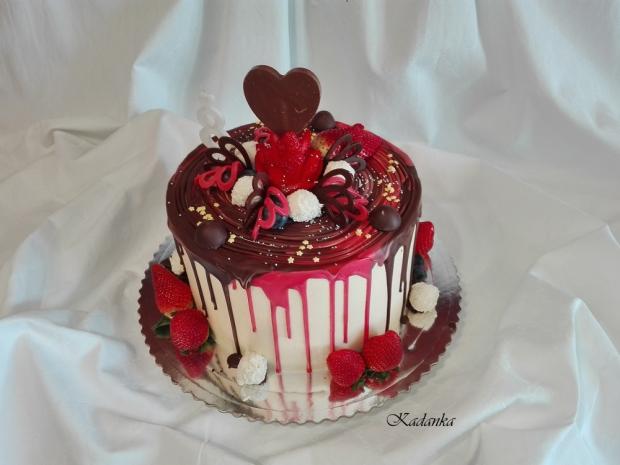 Drip dezertík pre slečnu...., torta, Drip torty, Kadanka, 3