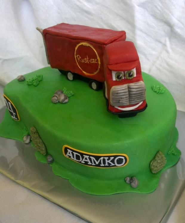 Kamion Mac..., torta, Torty autíčka, vláčiky, Mariolka, 2