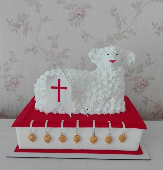 Veľkonočný baránok , torta, Torty na cirkevné sviatky, Vieruš, 1