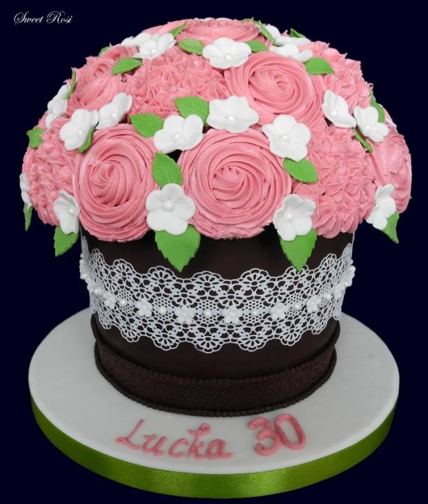 Narodeninová kytica k 30-tke, torta, Narodeninové torty, Sweet Rosi, 1
