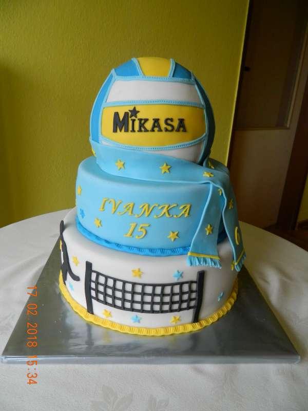 Narodeninová pre volejbalistku, torta, Športové torty Narodeninová pre volejbalistku, torta, Športové torty, mana1, 1