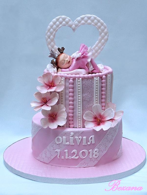 krstinové pre princeznú a princa , torta, Torty na krstiny krstinové pre princeznú a princa , torta, Torty na krstiny, bezana, 1