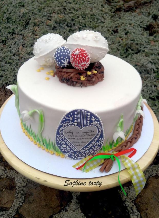 Gúľaj sa vajíčko... , torta, Veľkonočné torty, S. Sojka, 1