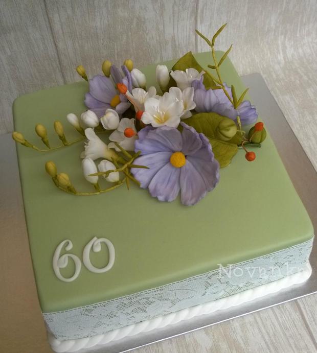 Kvetinová, torta, Narodeninové torty, novanka, 1