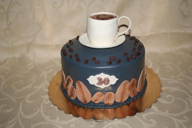 Torta s kávou, torta, Narodeninové torty, Zuzana Knapikova, 1