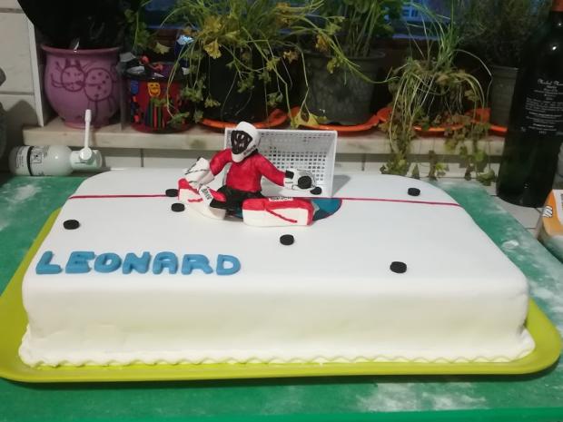 Hokejový brankár, torta, Športové torty, bemko, 1