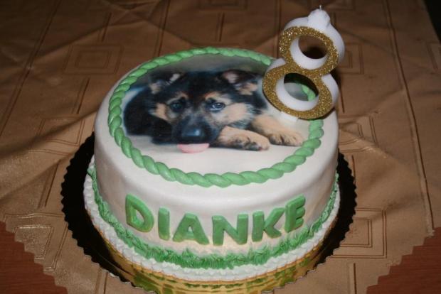 S jedlou oblátkou, torta, Narodeninové torty, Zuzana Knapikova, 1