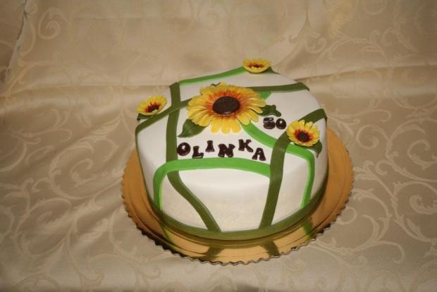 Slnečnice, torta, Narodeninové torty, Zuzana Knapikova, 1