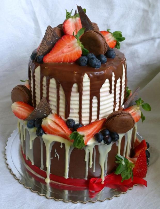 Drip torta..., torta, Drip torty, Mariolka, 1