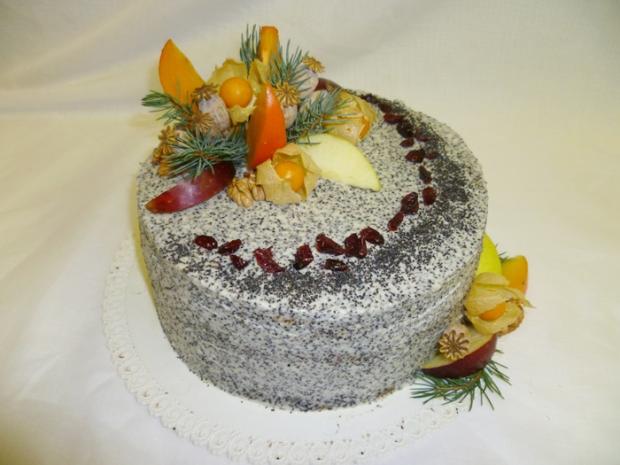 Makovo višňová s mascarpone, torta, Drip torty, Anca.B, 1