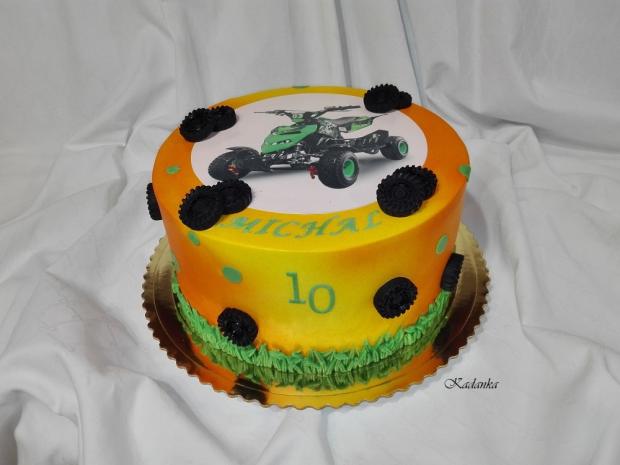 Štvorkolka..., torta, Torty autíčka, vláčiky, Kadanka, 2
