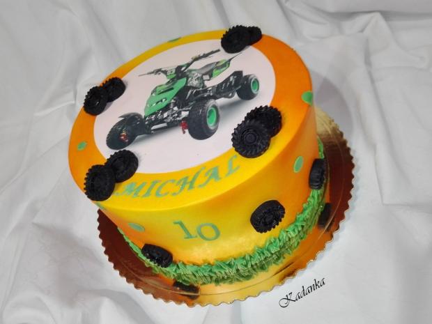 Štvorkolka..., torta, Torty autíčka, vláčiky, Kadanka, 1