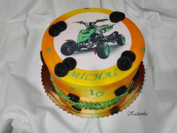 Štvorkolka..., torta, Torty autíčka, vláčiky, Kadanka, 3