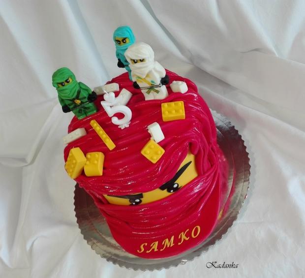 LEGO NINJAGO, torta, Rozprávkové torty, Kadanka, 2