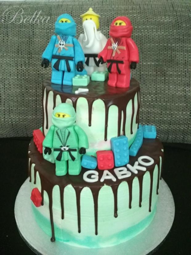 drip cake lego, torta, Drip torty, belka, 1
