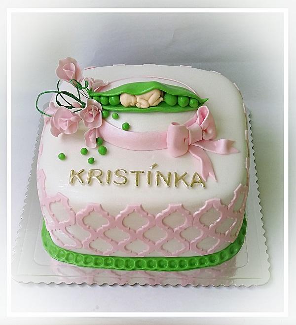 krstinova..., torta, Torty na krstiny, Danielita13, 1