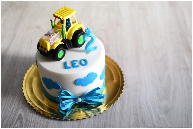 Tortička s traktorom pre malého Lea, torta, Torty autíčka, vláčiky, dakota14, 1