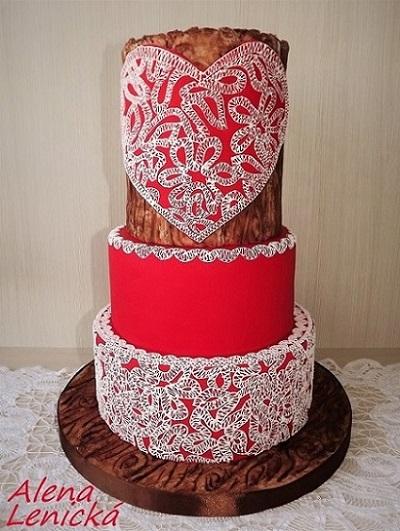Máj lásky čas, torta, Narodeninové torty, Alena Lenicka, 1