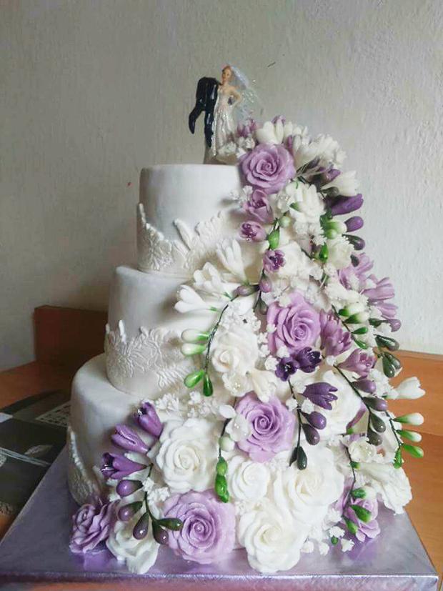 Svadobná, torta, Svadobné torty, Martina Gregorova, 1