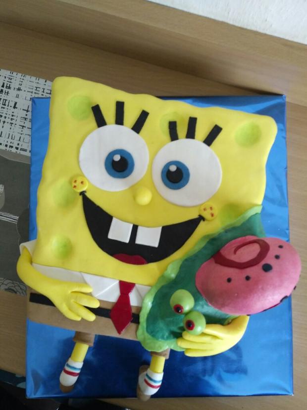 Spongebob, torta, Rozprávkové torty, Martina Gregorova, 1