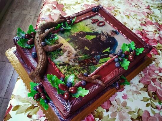 Torta pre poľovníka, torta, Narodeninové torty, Lucia Gažiová, 1