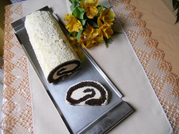 mandľová roláda, torta, Zákusky mandľová roláda, torta, Zákusky, zlevka, 1