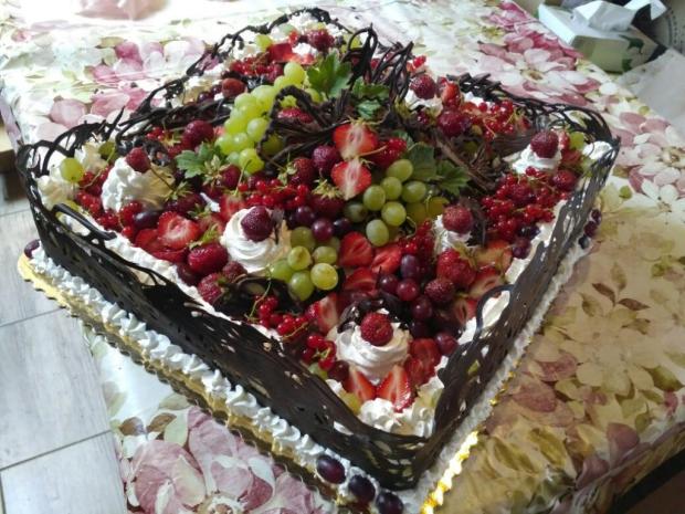 Ovocná k narodeninám, torta, Narodeninové torty, Lucia Gažiová, 2