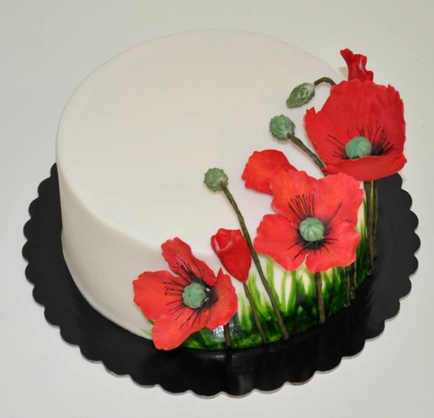 Vlčie maky, torta, Narodeninové torty, MYŠKA B., 1