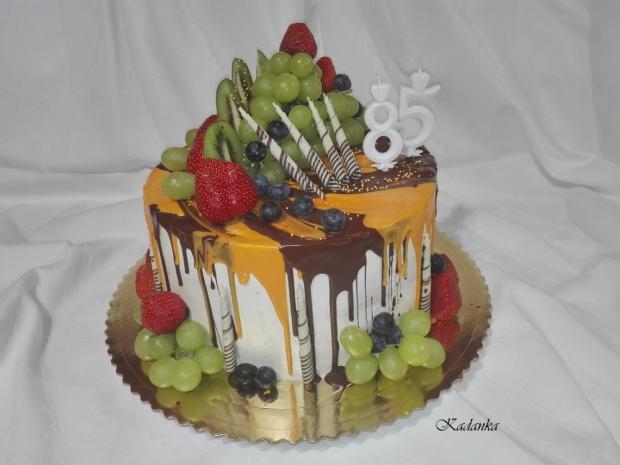 Drip tortička k výročiu 85..., torta, Drip torty, Kadanka, 3
