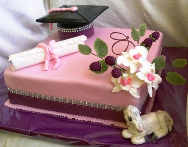 K promóciám..., torta, Torty - škola, stužková, Mariolka, 1
