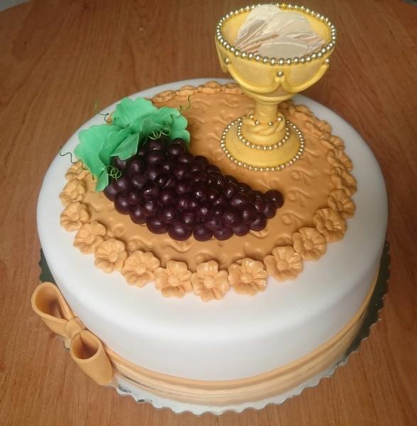 Na 1. sv. prijímanie, torta, Torty na cirkevné sviatky, Veronika Kvašňovská, 1