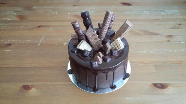 Čokoládová, torta, Drip torty, juraj.ba, 1