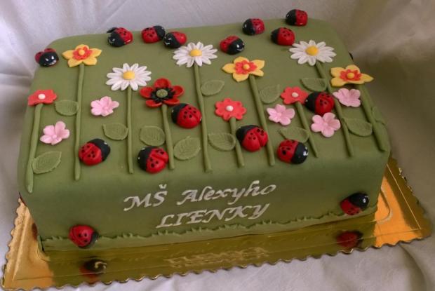 Na rozlúčku so škôlkou... , torta, Torty - škola, stužková, Mariolka, 2