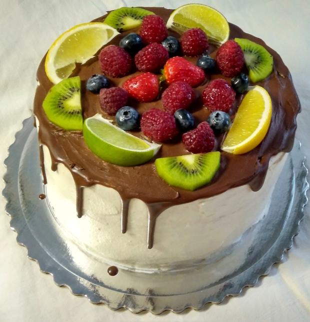 K výročiu, torta, Drip torty, tortysophia.sk, 1