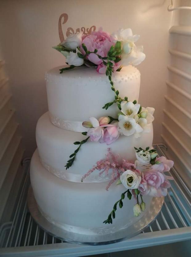 Biela kráska , torta, Svadobné torty, Jankine torty torticky, 1