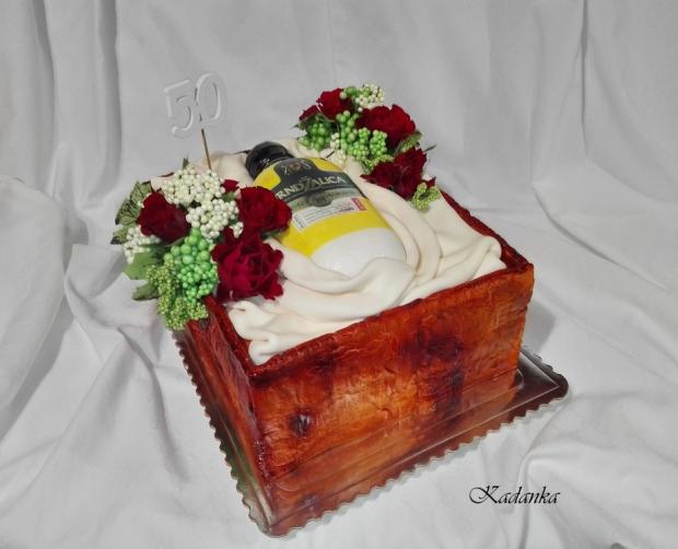 Darčeková krabica "Frndžalica", torta, Narodeninové torty, Kadanka, 2