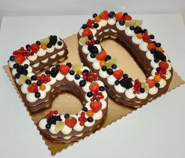 Tart tortička 50, torta, Netradičné torty, MYŠKA B., 1