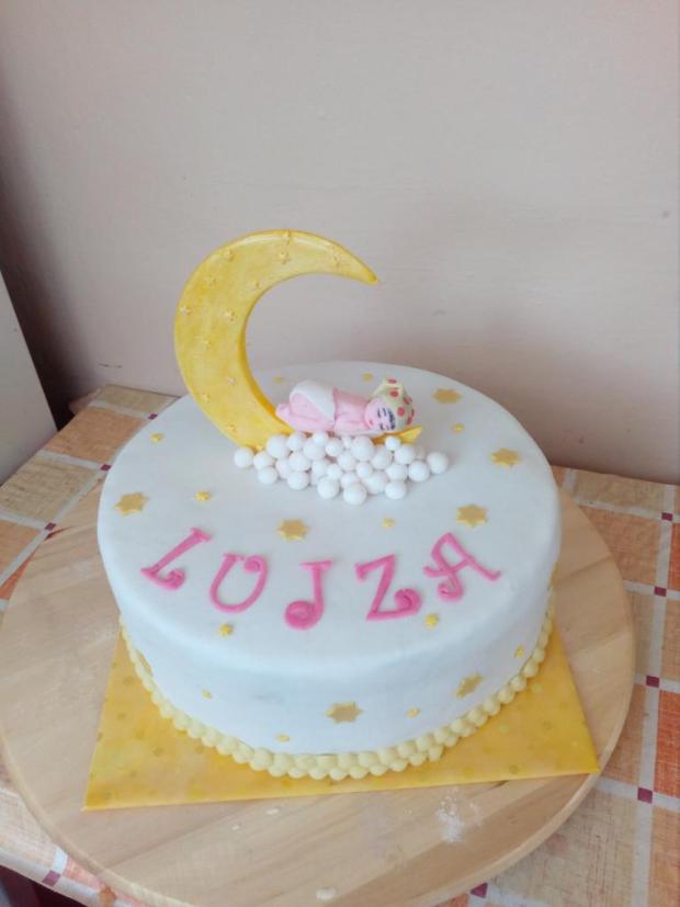krstinova, torta, Torty na krstiny, krihanka, 1