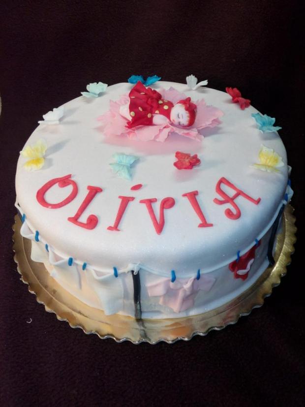 krstinova, torta, Torty na krstiny, krihanka, 1